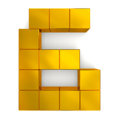 number 6 cubic golden