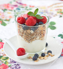 Breakfast with muesli