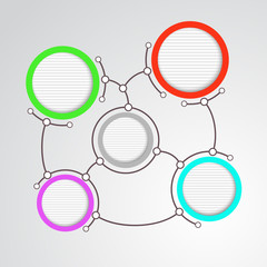 five cells connected in series color