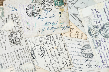 old letters background