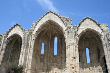 Fototapeta na wymiar Kościół na wyspie Rodos w Grecji