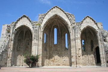 Fototapeta na wymiar Kościół na wyspie Rodos w Grecji