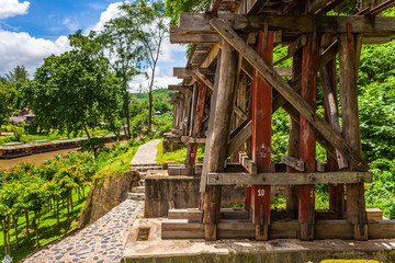 Fototapeta premium Tham krasae bridge.