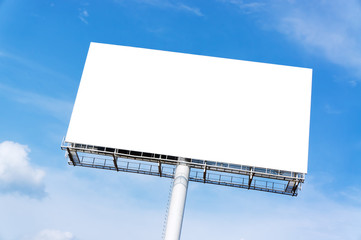 Blank billboard