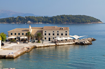 The Faliraki area at Corfu island in Greece