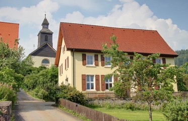 Fototapeta na wymiar ville de badenweiler