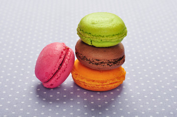 Colorful macaroons