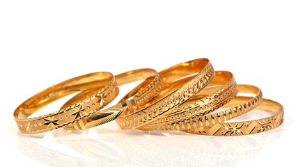 Golden bracelets