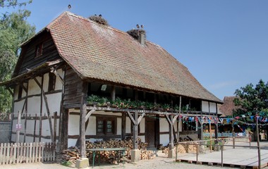 maisons alsaciennes traditionnelles