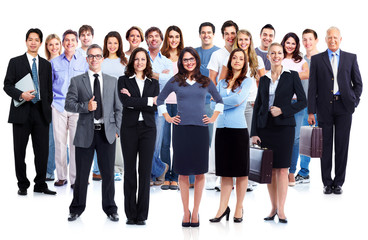 Obraz premium Business people group.