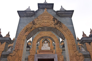 Naklejka premium Art in temple Thailand.