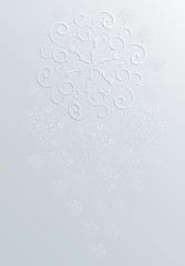 Vector snowflakes background. Eps10