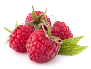 Ripe raspberries