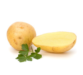 New potato and green parsley