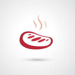 Obraz premium meat icon 