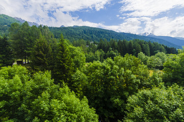 Obraz premium Summer Alpine landscape. Northern Italy