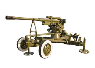 Old antiaircraft gun