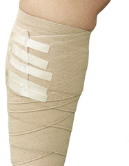 Kompressionsverband am Unterschenkel