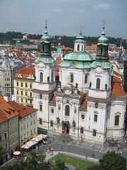 Fototapeta na wymiar Prag - St. Nikolaus Kirche