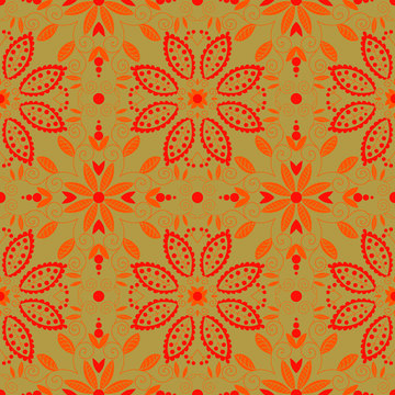 Oriental traditional ornament. Seamless pattern