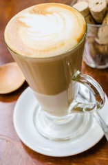 Latte coffee