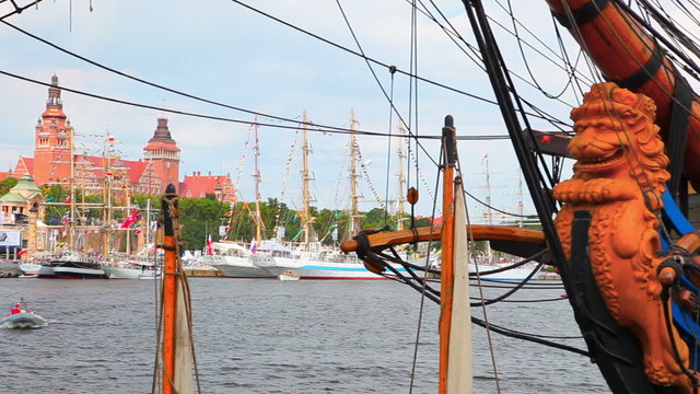 Szczecin - sailing ships and yachts, Tall Ship Races, Poland