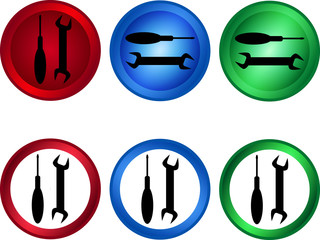 Service icon set