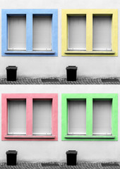 fenêtres 4 couleurs