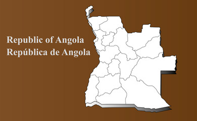 Angola Landkarte
