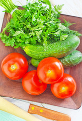 ingredients for salad