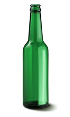 Beer bottle isolated. Illustration