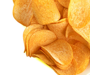 Potato chips background