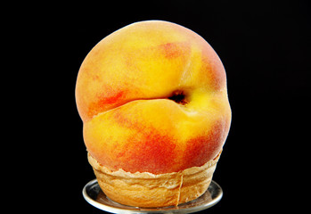 peach tartlet.