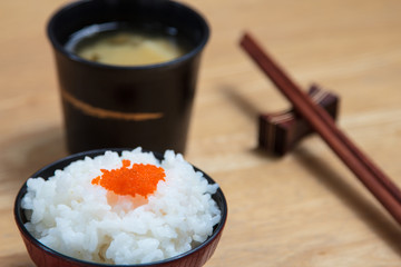Rice and Miso soup