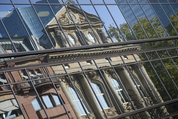 Modernes und historisches Frankfurt am Main