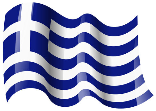 Griechenland-Flagge schwenken - Stockfotografie: lizenzfreie Fotos ©  PromesaStudio 47113115