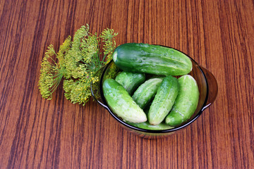 Dill and cucumbers
