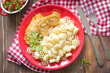 Pasta and fish