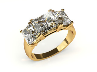 Кольцо с бриллиантами. © sweetiegirl