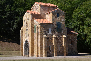 Fototapeta na wymiar San Miguel de Lillo, Oviedo, Asturias, Hiszpania