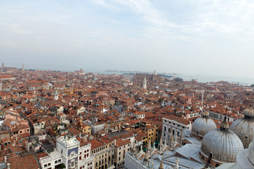 Fototapeta na wymiar Aerial view of Venice city