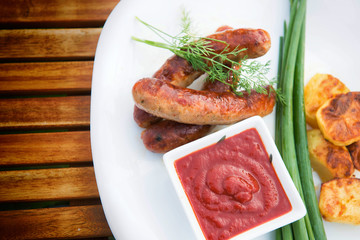 meat sausages