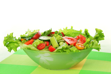 salad with vegetable