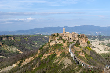 Fototapeta na wymiar Civita di Bagnoregio, Włochy