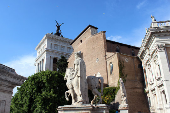 Escultura Dioscuro, Roma