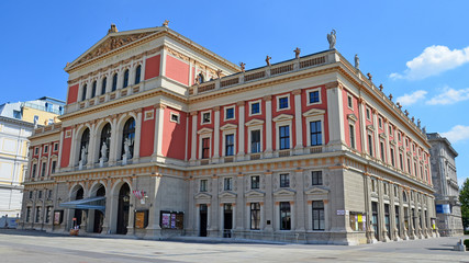 Fototapeta na wymiar dom melomanów w Wiedniu