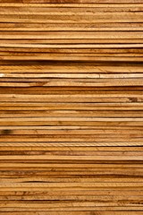 Stack of Rough Cut Wood Lumber