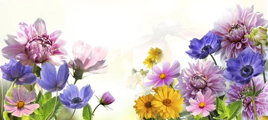 Poster de jardin Fleurs fleurs