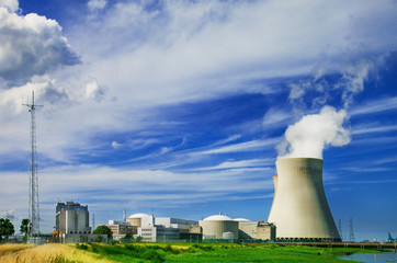 Fototapeta na wymiar Nuclear Power Station Doel