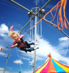 Foto op Plexiglas child fun at state fair © Morgan